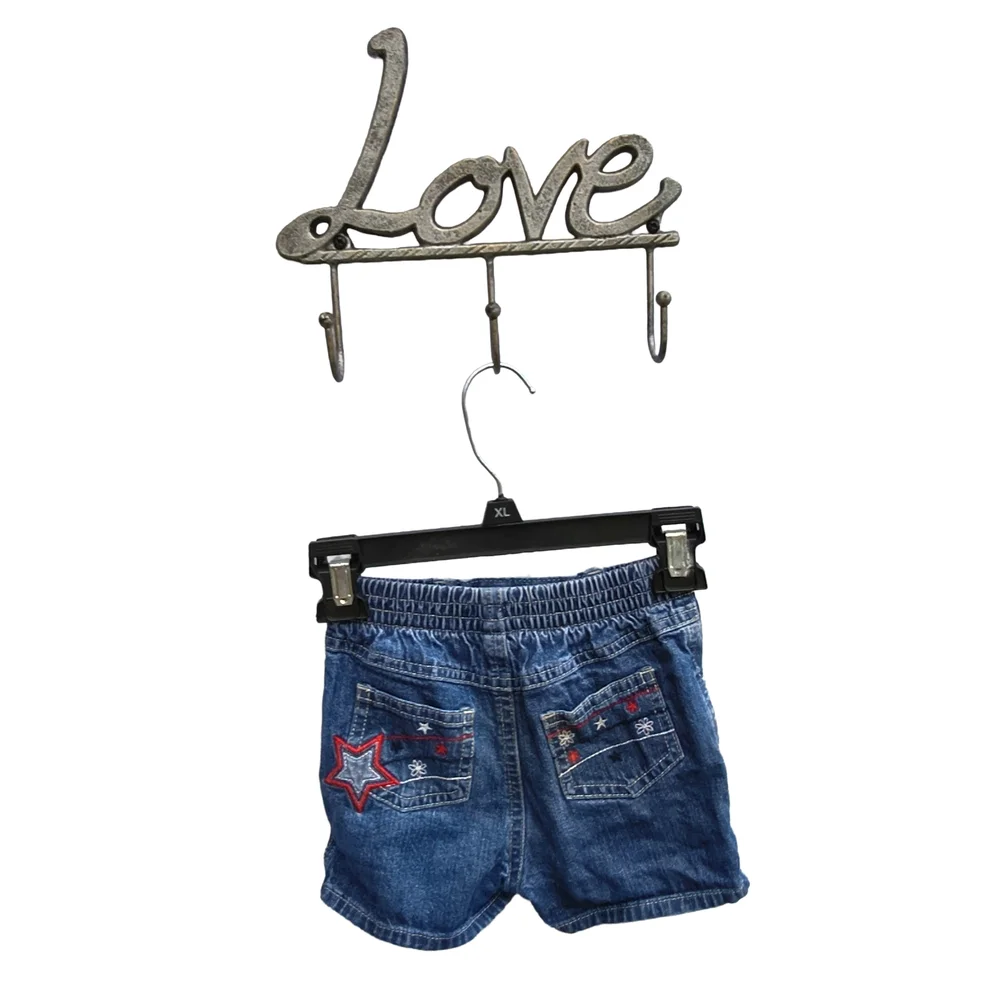 OshKosh B'gosh Blue Star Embroidered Shorts